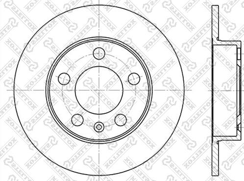 Stellox 6020-4761-SX - Тормозной диск autospares.lv