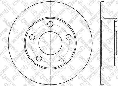 Stellox 6020-4763-SX - Тормозной диск autospares.lv