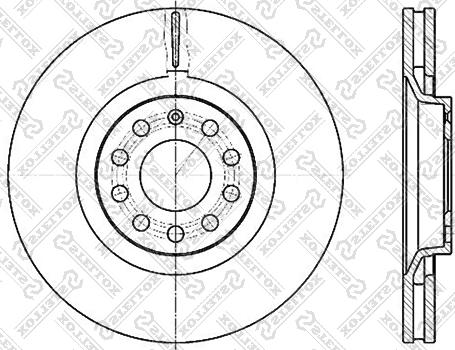 Stellox 6020-47107V-SX - Тормозной диск autospares.lv