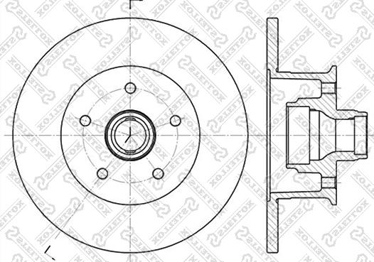 Stellox 6020-4720-SX - Тормозной диск autospares.lv