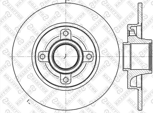 Remy RAD1157C - Тормозной диск autospares.lv