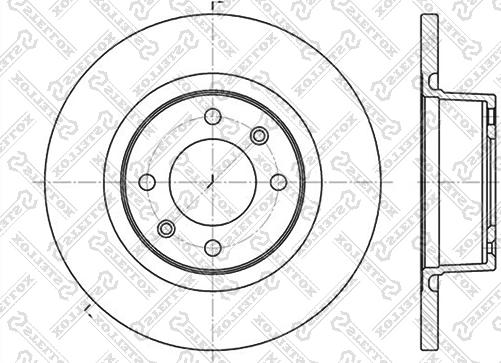 Stellox 6020-1930-SX - Тормозной диск autospares.lv