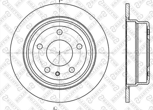 Stellox 6020-1514-SX - Тормозной диск autospares.lv