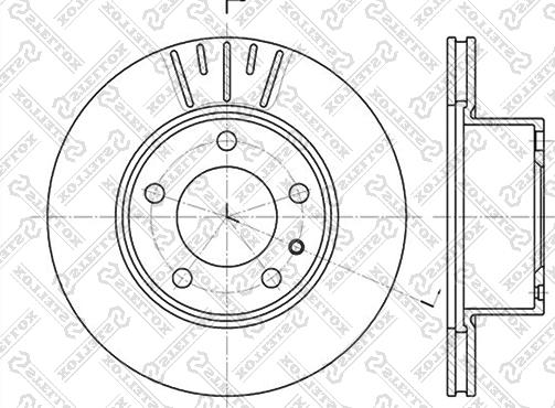 Spidan 80745 - Тормозной диск autospares.lv