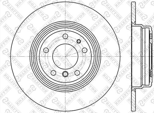 Stellox 6020-1533-SX - Тормозной диск autospares.lv