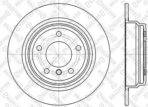 Stellox 6020-1537-SX - Тормозной диск autospares.lv