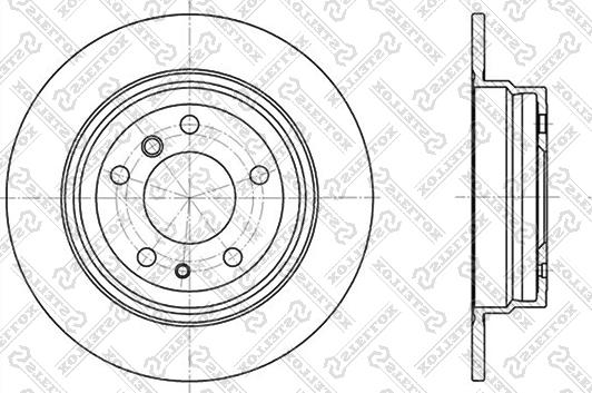 Stellox 6020-1520-SX - Тормозной диск autospares.lv