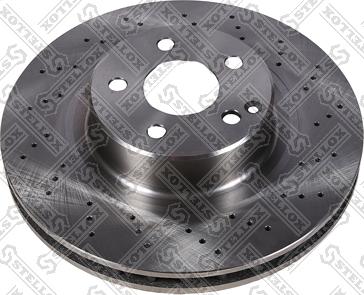 Stellox 6020-1142V-SX - Тормозной диск autospares.lv