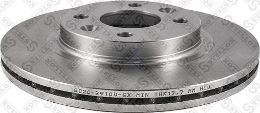 Stellox 6020-3910V-SX - Тормозной диск autospares.lv