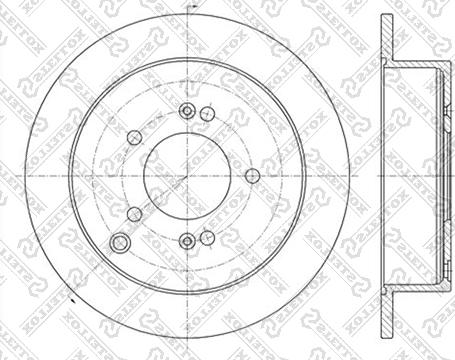 Stellox 6020-3414-SX - Тормозной диск autospares.lv