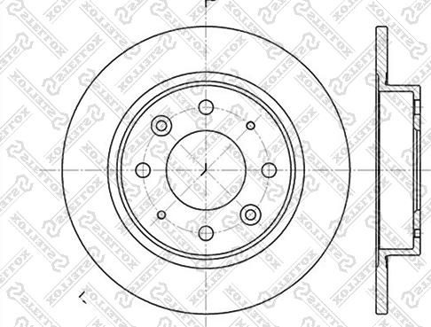 Stellox 6020-3503-SX - Тормозной диск autospares.lv