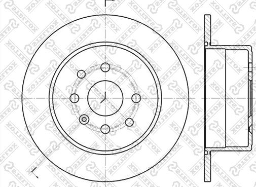 Stellox 6020-3619-SX - Тормозной диск autospares.lv