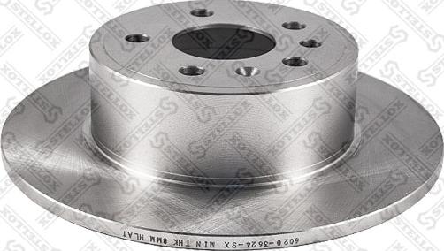 Stellox 6020-3624-SX - Тормозной диск autospares.lv