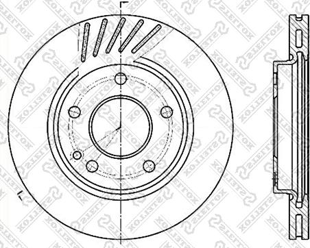 Sasic 9004558J - Тормозной диск autospares.lv