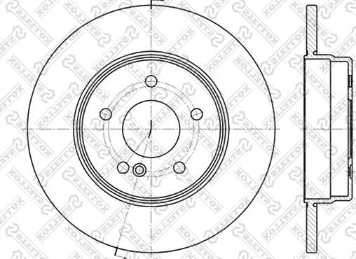 Stellox 6020-3340-SX - Тормозной диск autospares.lv