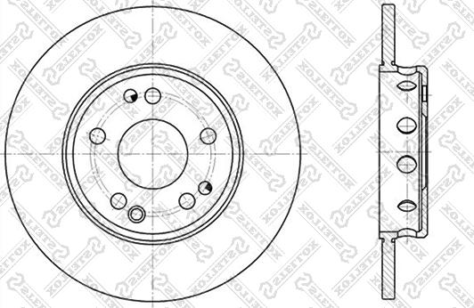 Stellox 6020-3606-SX - Тормозной диск autospares.lv