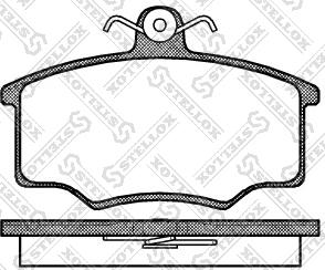 Stellox 057 020-SX - Тормозные колодки, дисковые, комплект autospares.lv