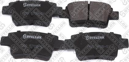 Stellox 000 570B-SX - Тормозные колодки, дисковые, комплект autospares.lv