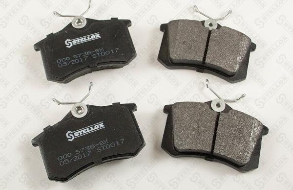 Stellox 000 573B-SX - Тормозные колодки, дисковые, комплект autospares.lv
