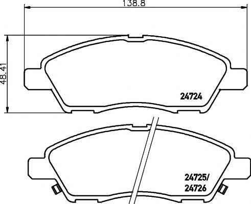 Blitz BB0137P - Тормозные колодки, дисковые, комплект autospares.lv