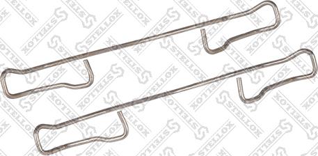 Stellox 00-01546-SX - Комплектующие для колодок дискового тормоза autospares.lv