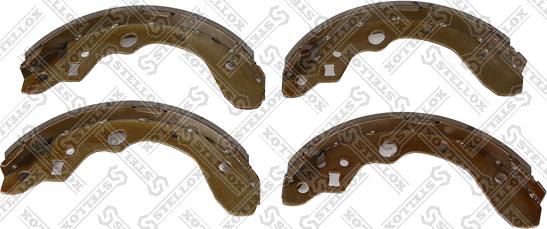 Stellox 000 750-SX - Комплект тормозных колодок, барабанные autospares.lv