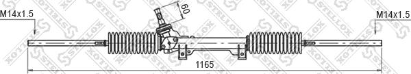 Stellox 00-35046-SX - Рулевой механизм, рейка autospares.lv