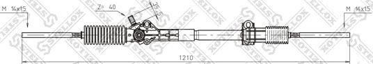 Stellox 00-35006-SX - Рулевой механизм, рейка autospares.lv