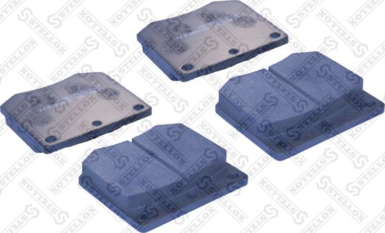 Stellox 074 000-SX - Тормозные колодки, дисковые, комплект autospares.lv