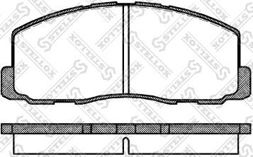 Stellox 199 000-SX - Тормозные колодки, дисковые, комплект autospares.lv