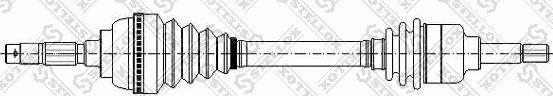 Stellox 158 1006-SX - Приводной вал autospares.lv