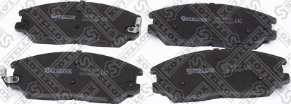 Stellox 1096 002B-SX - Тормозные колодки, дисковые, комплект autospares.lv