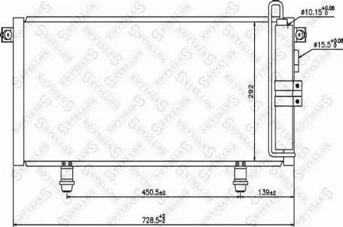 Stellox 10-45630-SX - Конденсатор кондиционера autospares.lv