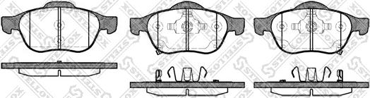 Stellox 1065 002-SX - Тормозные колодки, дисковые, комплект autospares.lv