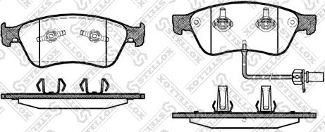 Stellox 1067 002-SX - Тормозные колодки, дисковые, комплект autospares.lv