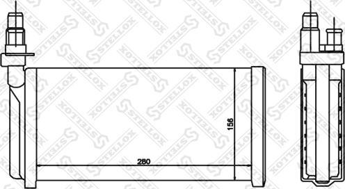 Stellox 10-35052-SX - Теплообменник, отопление салона autospares.lv