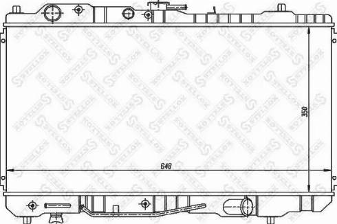 Stellox 10-25857-SX - Радиатор, охлаждение двигателя autospares.lv