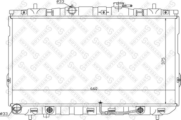 Stellox 10-26601-SX - Радиатор, охлаждение двигателя autospares.lv