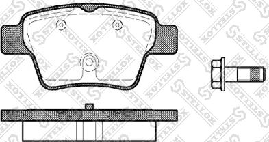 EMGRAND (GEELY) 1064001725 - Тормозные колодки, дисковые, комплект autospares.lv