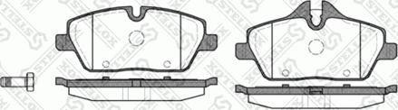 Stellox 1142 000-SX - Тормозные колодки, дисковые, комплект autospares.lv