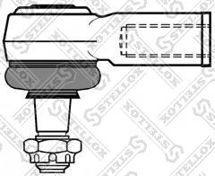 Stellox 84-34040-SX - Наконечник рулевой тяги, шарнир autospares.lv