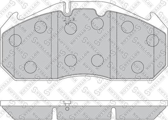 Stellox 85-01405-SX - Тормозные колодки, дисковые, комплект autospares.lv