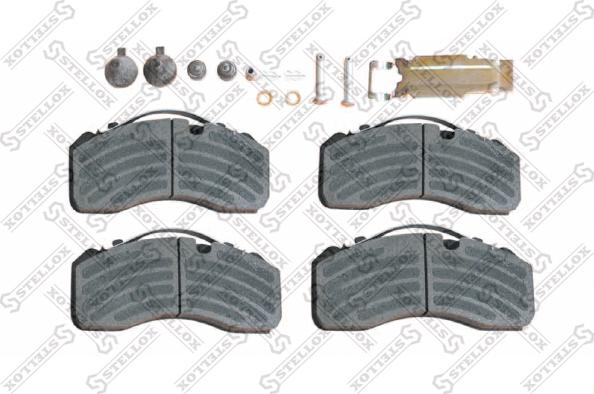Stellox 85-01419-SX - Тормозные колодки, дисковые, комплект autospares.lv