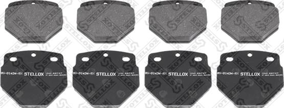 Stellox 85-01434-SX - Тормозные колодки, дисковые, комплект autospares.lv