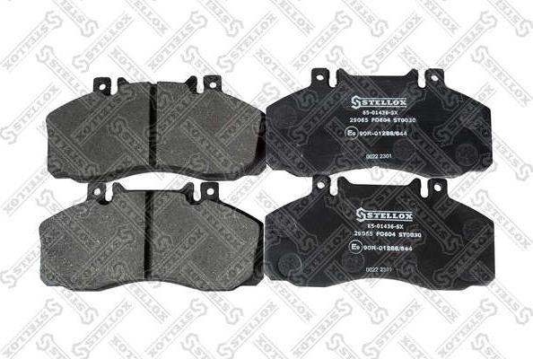 Stellox 85-01436-SX - Тормозные колодки, дисковые, комплект autospares.lv