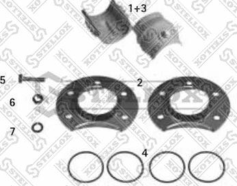 Stellox 85-07027-SX - Ремкомплект, тормозной распредвал autospares.lv