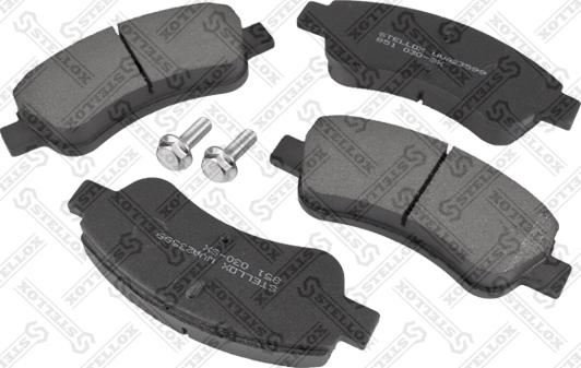 Stellox 851 030-SX - Тормозные колодки, дисковые, комплект autospares.lv