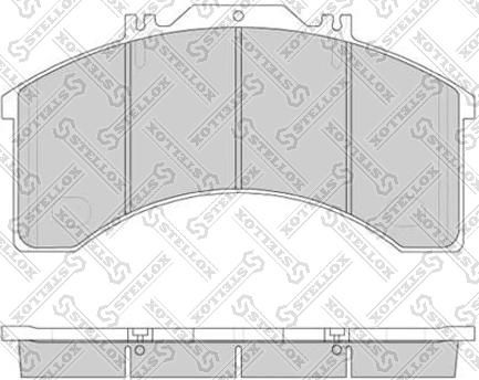 Stellox 85-11402-SX - Тормозные колодки, дисковые, комплект autospares.lv