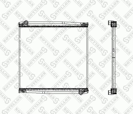 Stellox 81-03314-SX - Радиатор, охлаждение двигателя autospares.lv