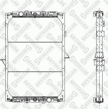 Stellox 81-03318-SX - Радиатор, охлаждение двигателя autospares.lv